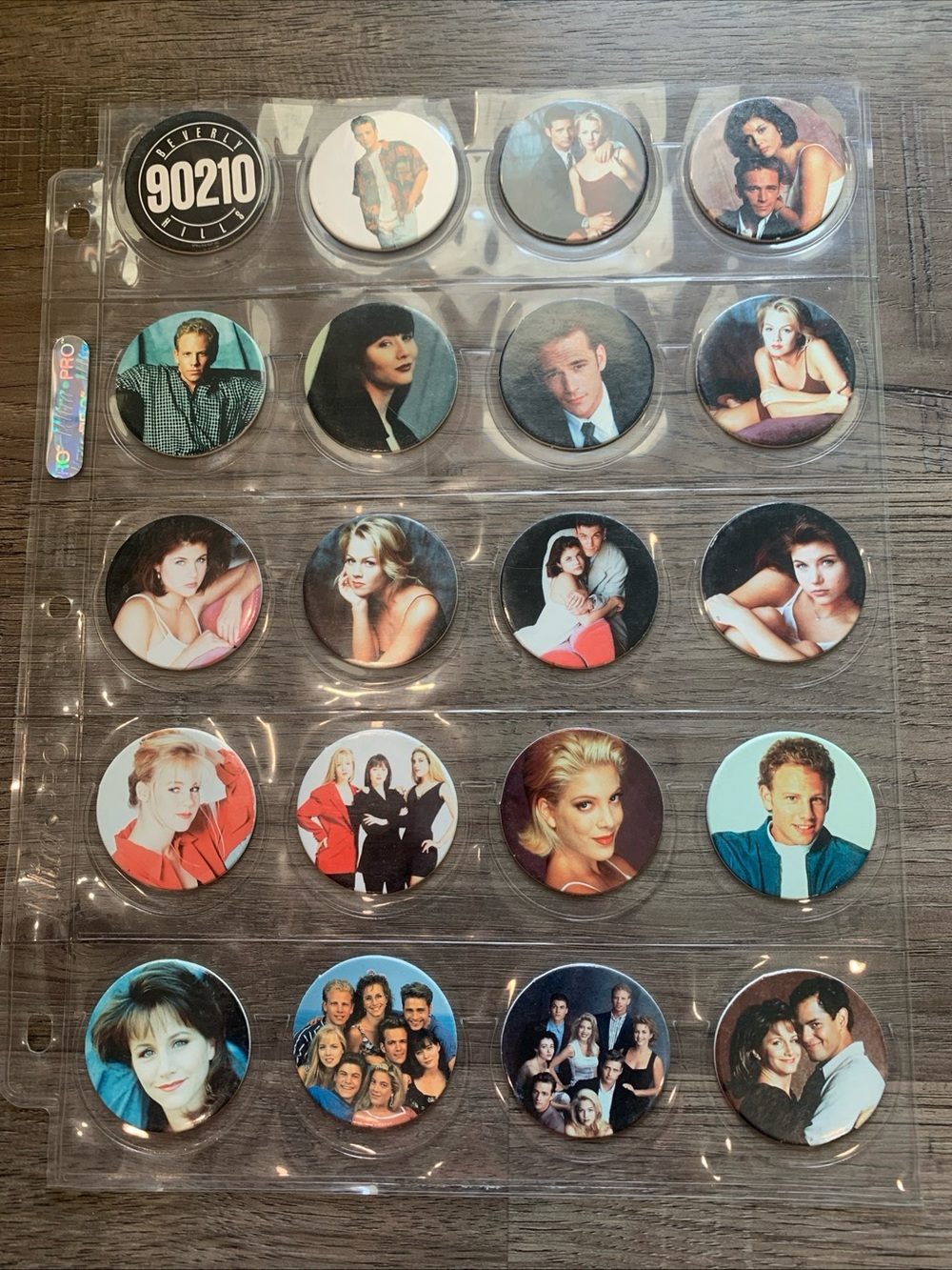 90210 Pogs Set of 20 1994 Spelling Entertainment